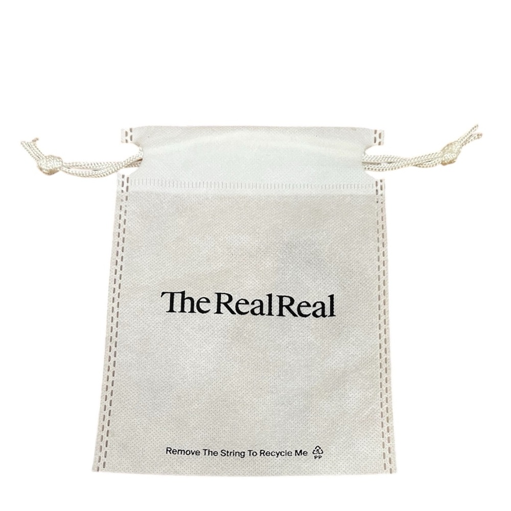 The Real Real TRR Authentic Designer Luxury Purse Handbag Drawstring Dustbag